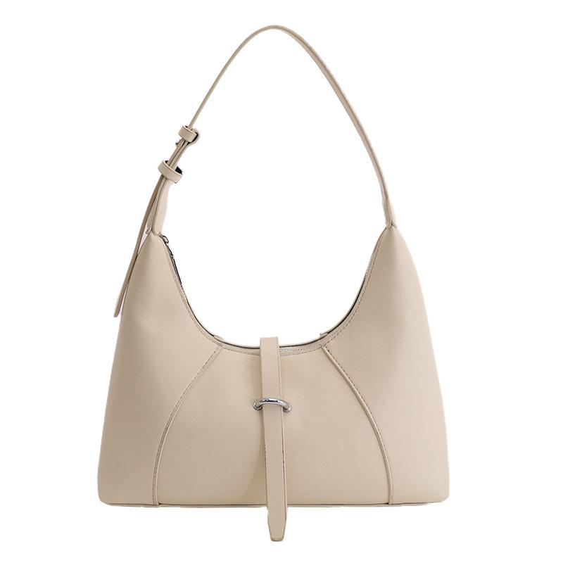 

Niche retro bag women s 2 new trendy spring fashion versatile shoulder bag simple commuter messenger bag 29*8*14cm белый