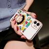 Colorful Printing Patterns Square Edge Pattern Casing Plated Phone Shell Luxury Plating Soft Phone Case for iPhone Motorola Moto OnePlus Samsung