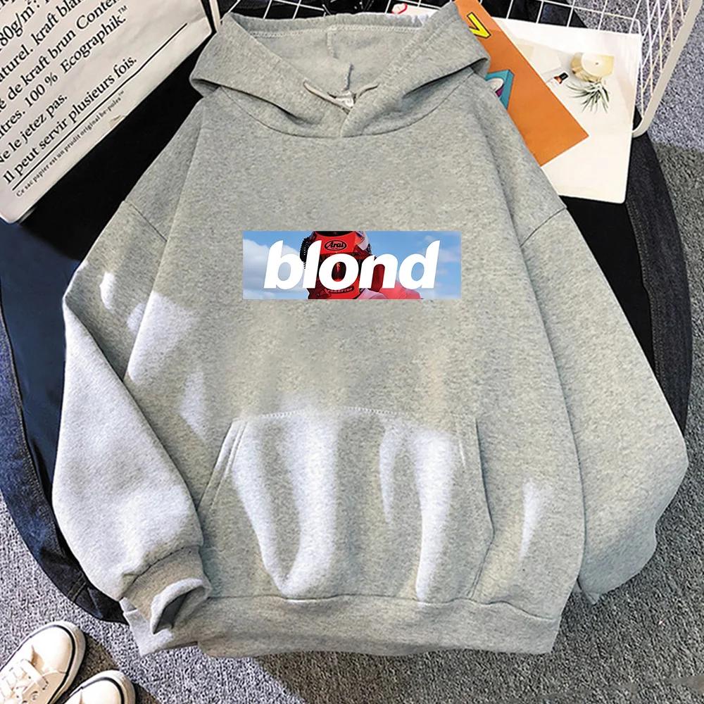 Frank O-cean Blond Mikina Pánska Ležérna Pulóver Jeseň a Zima Flísová Mikina Minimalizmus Potlačená Mikina Oblečenie