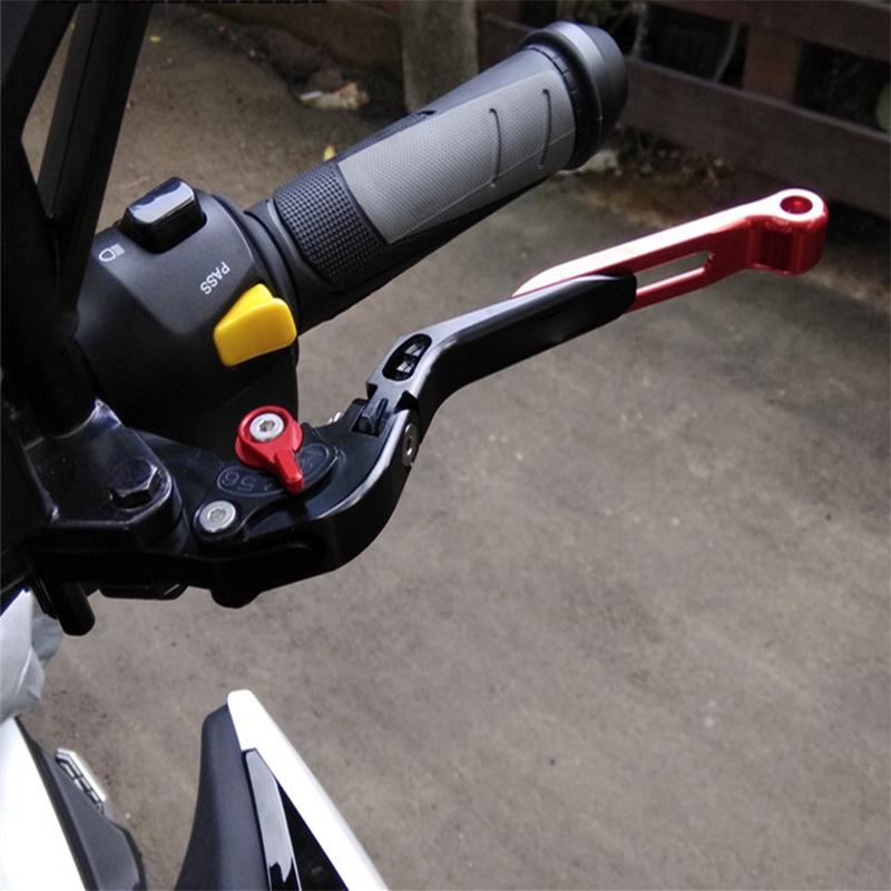 

KTM 390 Adventure Modified Folding Bullhorn Brake and Clutch Levers Black, black, orange