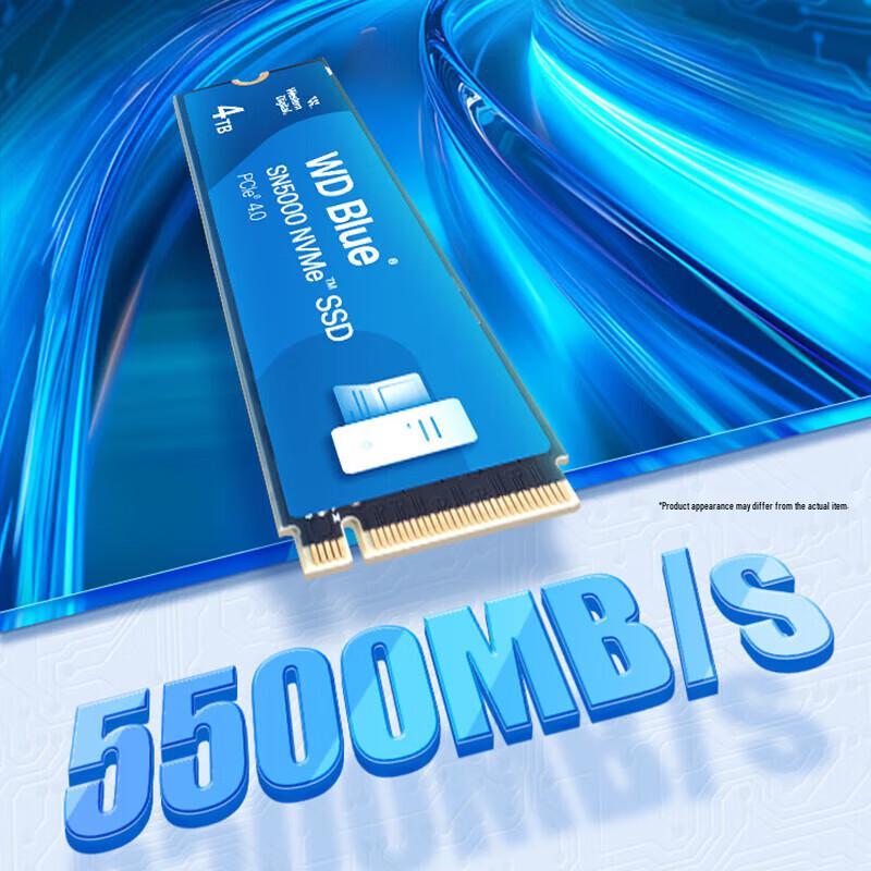 Western Digital WD Blue SN5000 NVMe M.2 PCIe 4.0 SSD