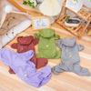 Windproof Dog Jumpsuits Jacket Autumn Dog Clothes Fashion Solid Pet Puppy Overalls Outdoor Cat Jumpsuits Pet Four Legged Clothes