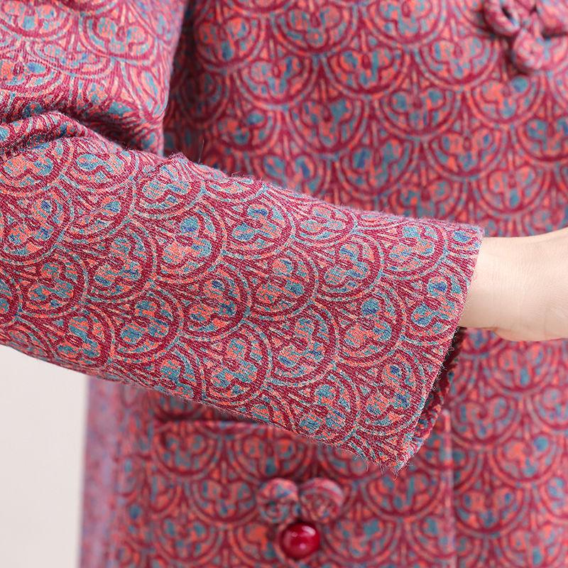 Elderly Women Autumn Jacket Loose Fit Fashionable Grandma and Mom Spring Fall Top Comfort Wear