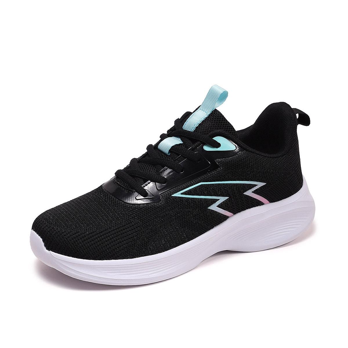 

Xia new women s sneakers non-slip and breathable light running shoes soft-soled shoes mesh lightweight flats 42 чёрный