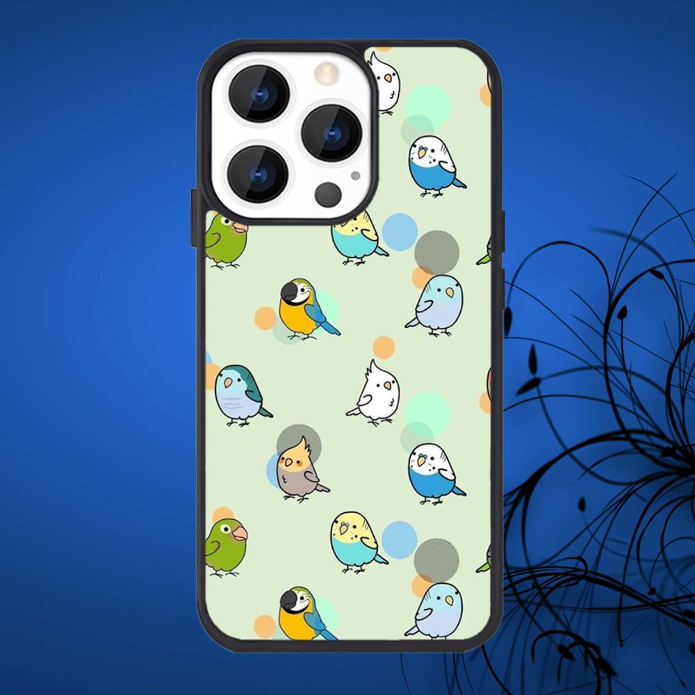 Animal Parrot Bird Phone Case For iPhone 16,15,14,13,12,11,Plus,Pro,Max Mini Magsafe Magnetic Wireless Charging
