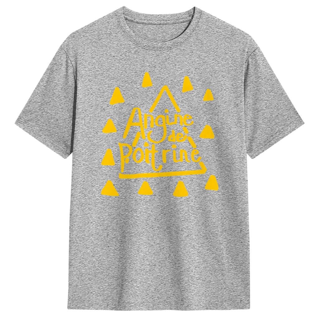 Angine De Poitrine Music T Shirt Summer Cotton T Shirts For Male Casual Tshirt Shortsleeved Streetwear Top Tees