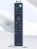 Audio Remote Control for Sony Sound Bar Remote Control Replacement Sony Audio Player Remote Control Compatible Models AWSD35 RMT-AH500J RMT-AH500J