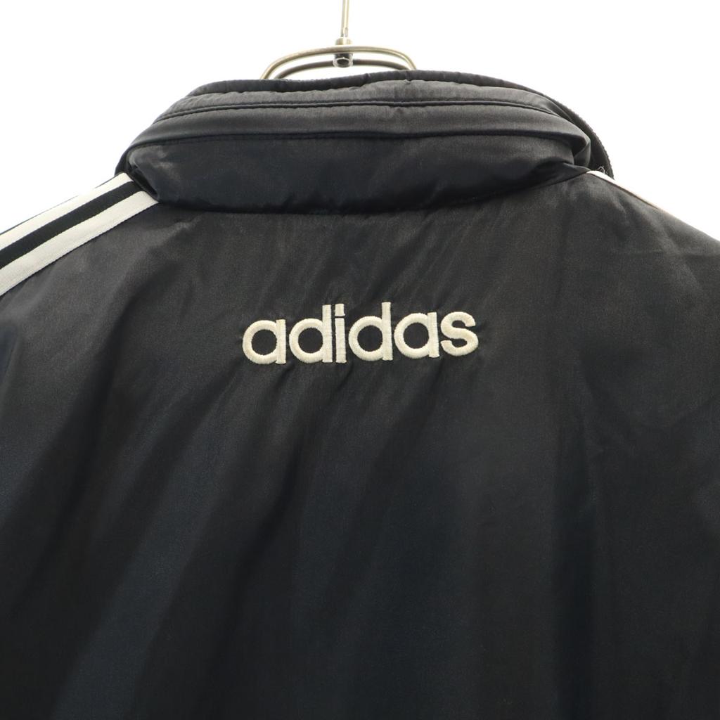 Adidas 90s Old Batting Coat L Black Descente Men's Used