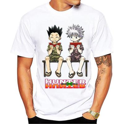 Hunter X Hunter Mens Womens Design T-shirt GON FREECSS Cosplay T-shirt Anime Kurapika