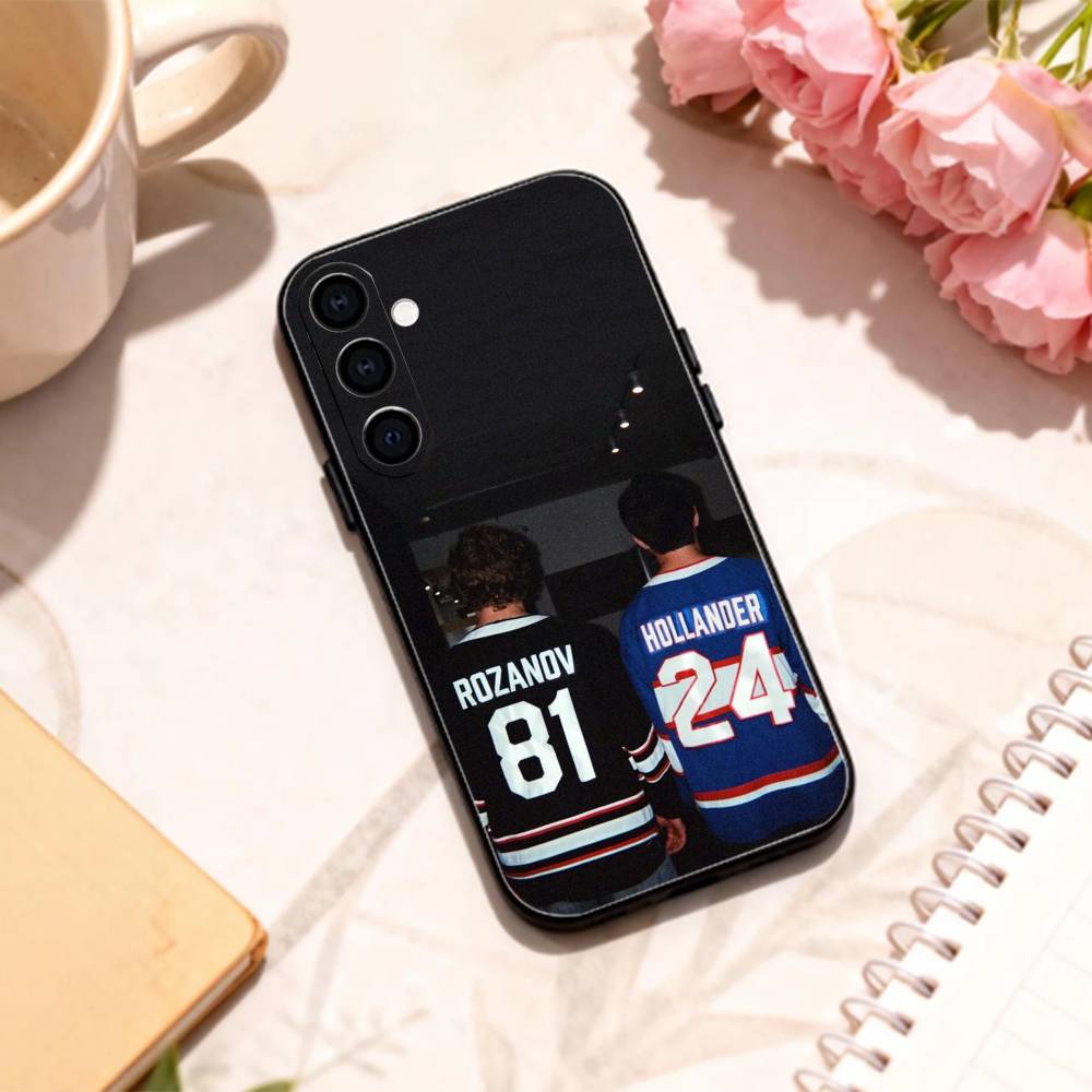 Ice hockey H-Heated R-Rivalry phone Case For Samsung Galaxy A73,A72,A71,A70,A53,A52,A51,Others Soft Black Shell
