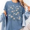 Daisy Flower Shirt Comfort Colors 1717, Wildflower Cottagecore Tee, Botanical Floral Shirt, Nature Aesthetic T-Shirt