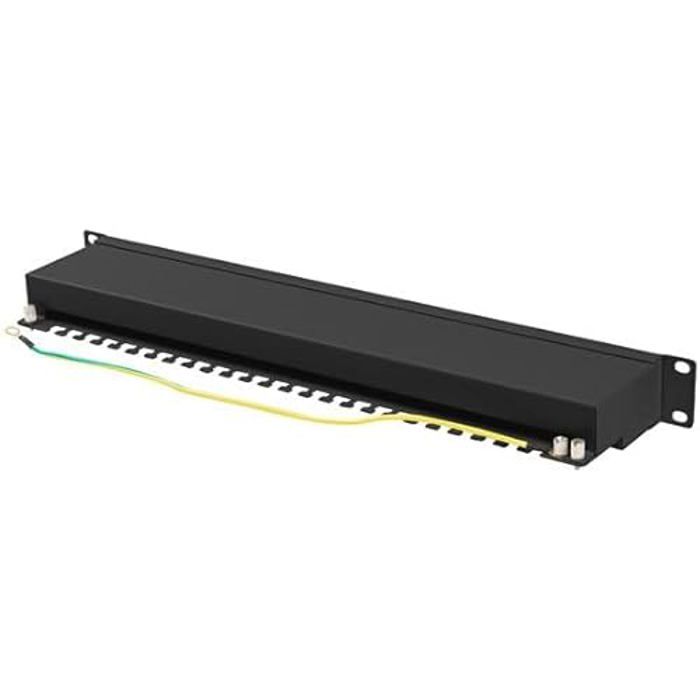 Patch Panel LANBERG PPSA-1024-B 24 Ports 1U CAT.6A FTP Noir