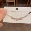 Exquisite Gold-Plated Zircon Heart Bracelet: Versatile, Luxury Bangle for Women