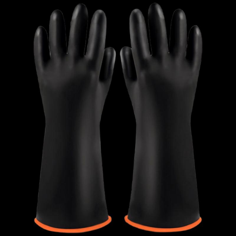 Anmeishang Anti-Corrosion Acid/Alkali Resistant Rubber Gloves