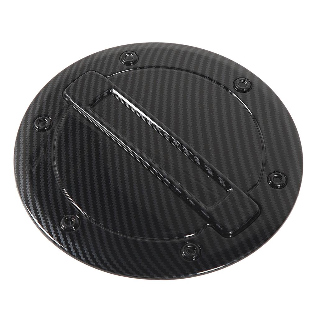 Fuel Tank Cap Carbon Fiber Style ABS Gas Fuel Tank Gates Door Cover Lid for 1500 2023