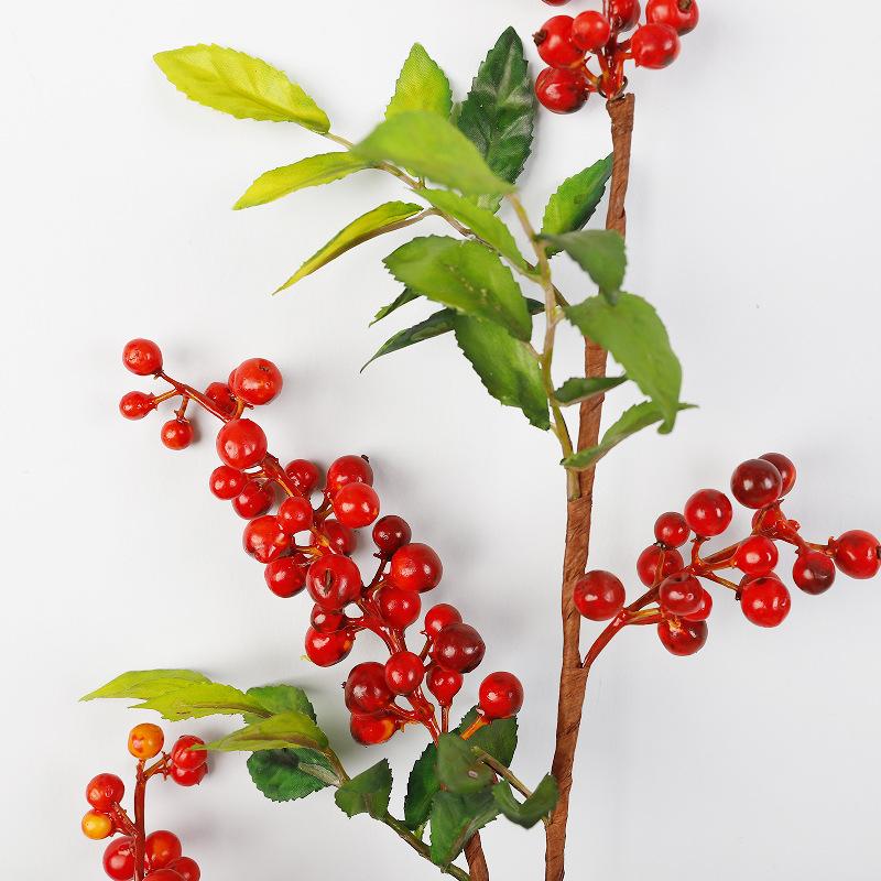 New Year's Spring Festival simulation feel rich fruit, home lazy fruit branches decorative foam fruit, simulation rich fruit flowers