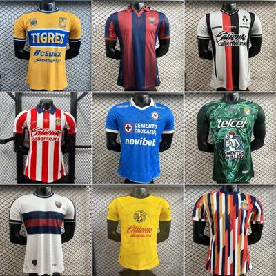 2026-2027 Liga MX Fotbalové tréninkové dresy Krátký rukáv Fotbalová trička Muži Ženy