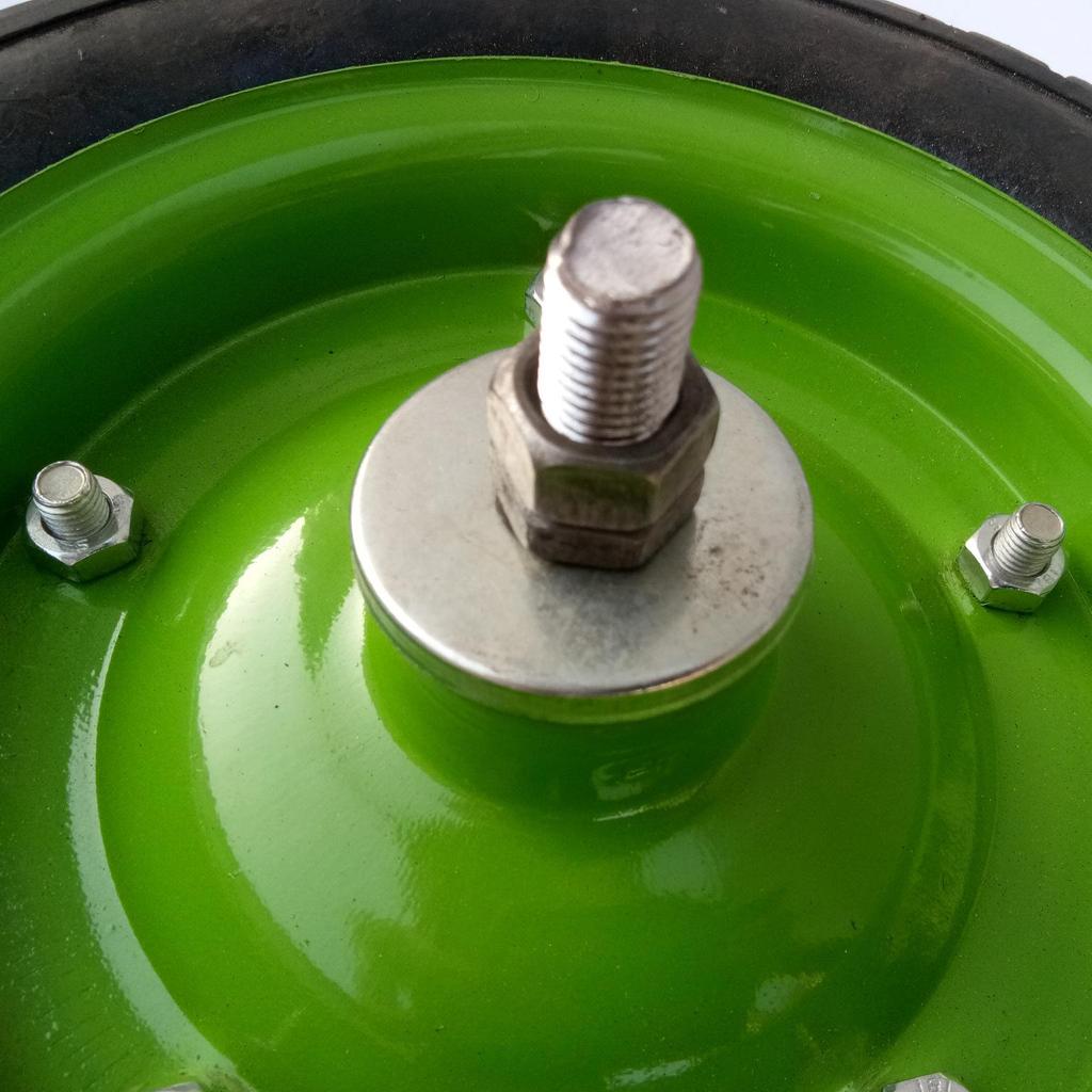 Caster Solid Pneumatic Wheel 400-8: Single Mining, Carriage, Tail, Industrial, Plate, Through-Axle Wheel