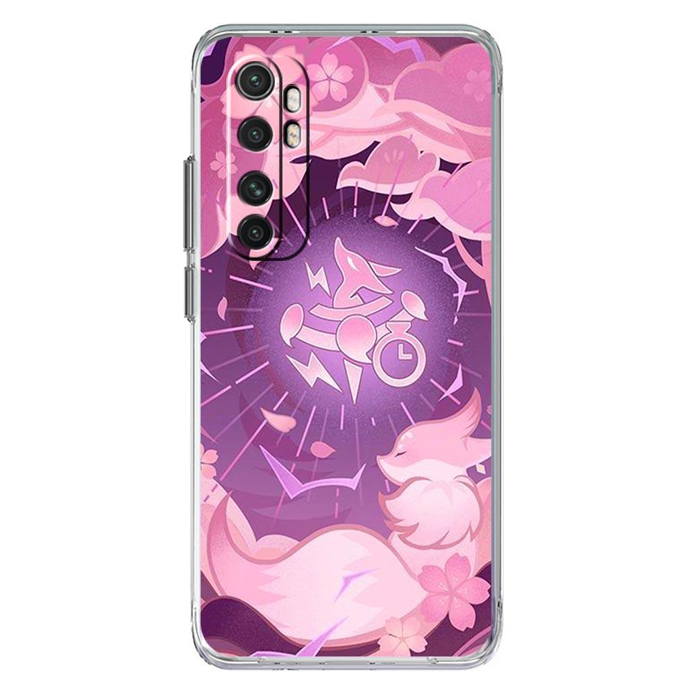 

Чехол для телефона для Xiaomi 14 15 13 14T 13T 12T 11T Pro 12 11 Lite Poco X7 X6 X5 X3 NFC F7 F6 Мягкий прозрачный чехол Genshin Impact Poco F7 Pro