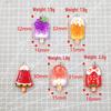 5 Styles DIY Resin Summer Fruit Ice Cream and Popsicle Charms: Grape & Watermelon Pendants for Bags & Phone Accessories