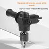 90-Degree Multifunctional Electric Hand and Impact Drill with Universal Screwdriver Bit