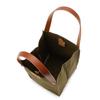 Handtasche Tote Bag Leder Echtleder Rindsleder Unisex Schwarz Nume Natur [IL BISONTE] Damen Herren