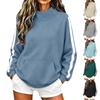 Women's Fashion V-Neck Long Sleeve Sweatshirt Casual Top