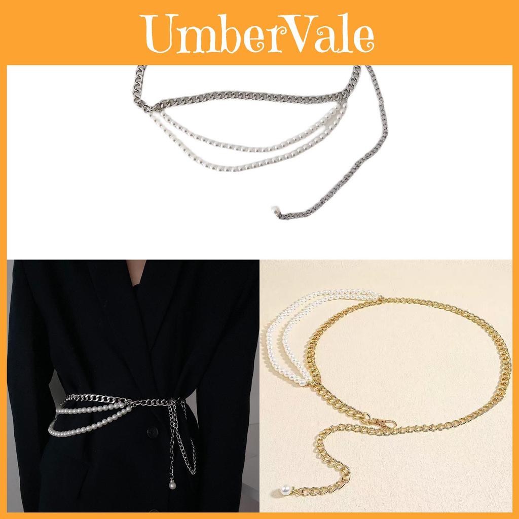 Gold And Silver Metal Waist Chain For Women With Lobster Clasp For Summer Fashion Accessory