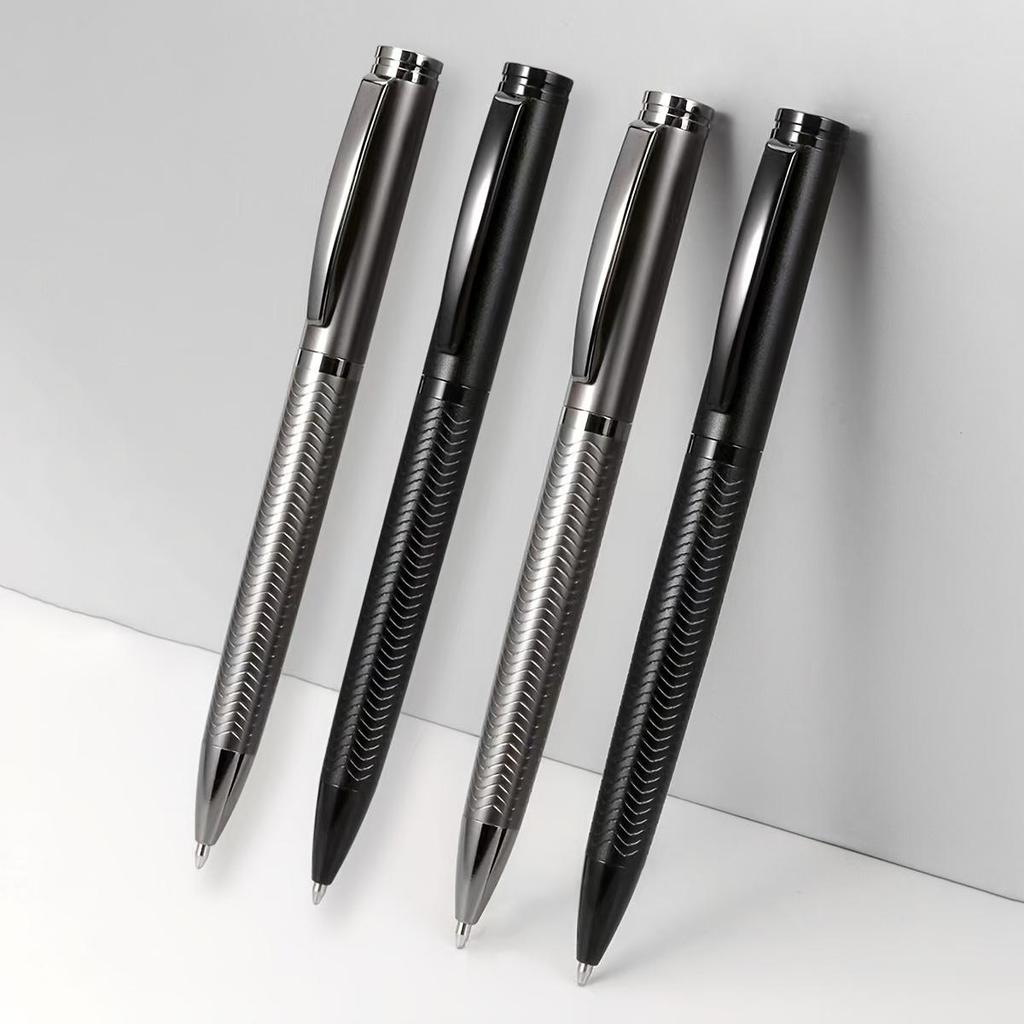 Business Style Metal Ballpoint Pen, Suitable for Business People, Daily Writing Signature Pen (black Ink)