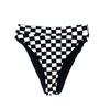 Women Bikini Set Sexy Black&white Bathing Suits Swimwear High Waist Swimsuits Beachwear