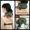 Electric Neck and Shoulder Massager Cervical Spine Massager Trapezius Kneading Muscles Heated Back Massagers Pillow Relaxation