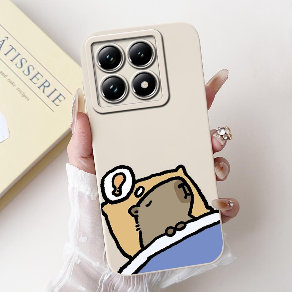 For Xiaomi 14T Pro Case Cute Dog Cartoon Cover Soft TPU Full Cameras Protection Shell For Xiaomi Mi 14T Pro Mi14T 5G Phone Cases