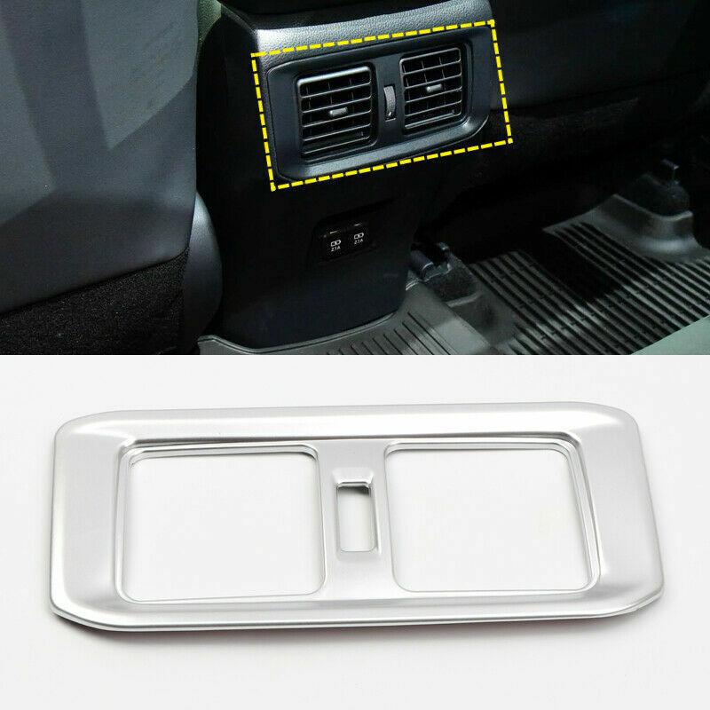 For Toyota Rav4 - Matte Armrest Rear Seat Air Vent Frame Cover Trim 1pcs