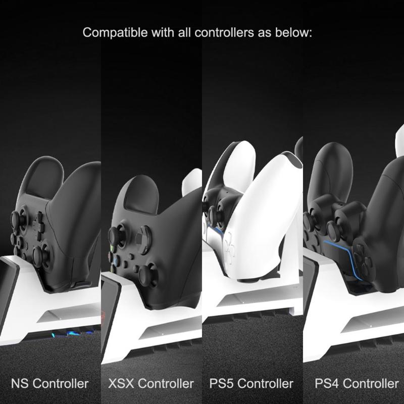 Vertical Stand For Console Dock Mount Supporter Base Holder for Gaming Console Headphone Storage Rack Accessories