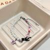 Star Beaded Necklace for Women - Cute Summer Style Set - Elegant and Cool Lockbone Chain Design