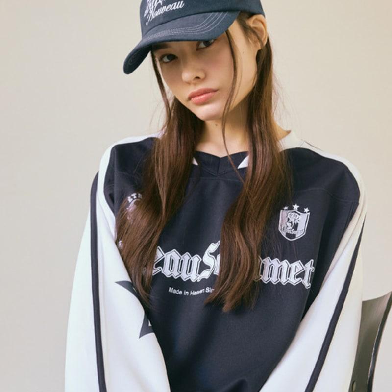 BEING AT THE TOP Romantic Logo Ballcap_Navy_24ss