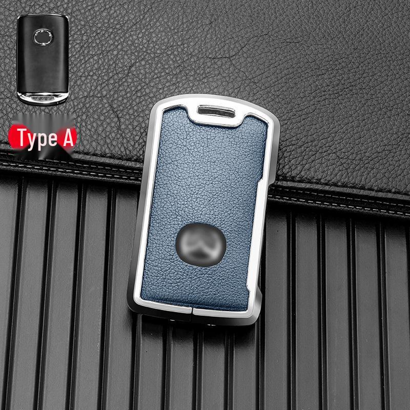 Multi-Color Full-Cover Metal Key Case for 2021+ Mazda CX-30, CX-5, Axela