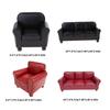 Miniature Sofa Model Figurine For 1/12 Scale Dollhouse Furniture Great For Bedroom and Living Room Scene Decoration