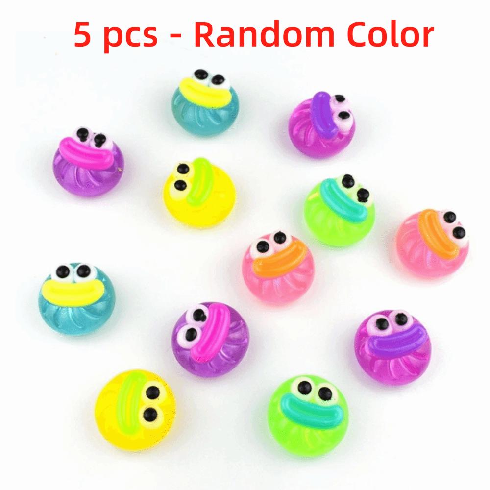 Soft Texture Squishy Fidget Toy Chewy Texture Mini Big Eyes Toy Bun Squeezable Toy  Office Desk