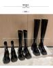 Small Thick-soled Boots Women's Muffin Elastic Knee Boots 2025 New Autumn and Winter Super High and Thin High Boots