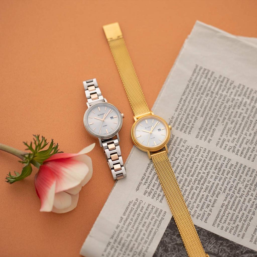 Casio Scene Solar Watch SHS-D300GM-7AJF Women's