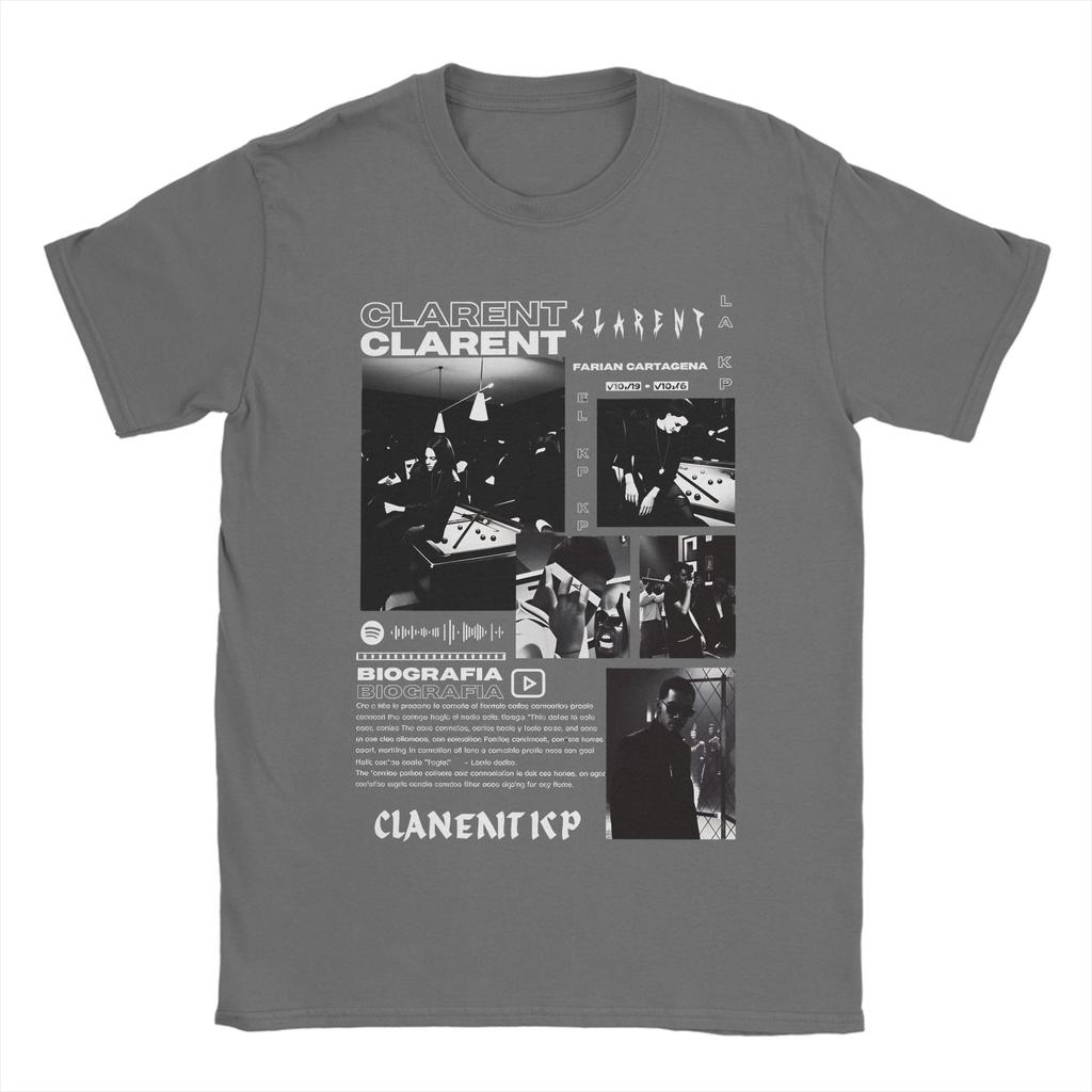 Unisex Rapper CLARENT Album T Shirt 100 Cotton Tops Vintage Short Sleeve Round Neck Tees Printed TShirts