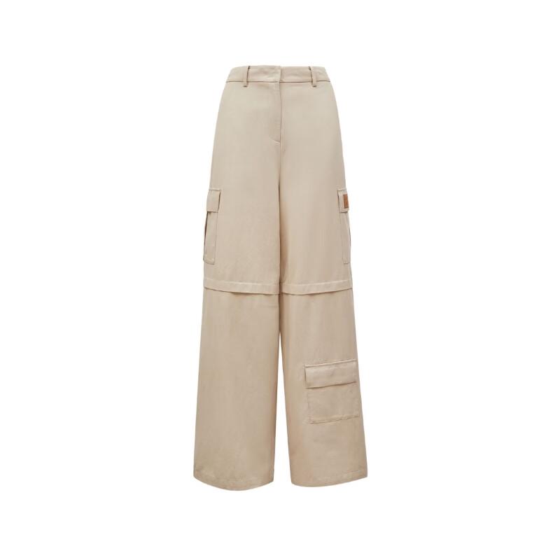 Veromoda Women's Mid-Waist Wide-Leg Cargo Pants