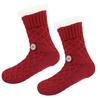 Winter Floor Socks Anti-Slip Fleece Lined House Socks Warm Slipper Socks with Grippers