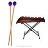 Middle Marimba Stick Mallets Xylophone Glockensplel Mallet with Beech Handle Percussion Kit Musical
