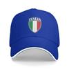 ITALY Baseball Cap Shield Shaped National Flag Pattern Fitted Retro Unisex Women Hip Hop Hats Hot Sale Hunting Camping Caps