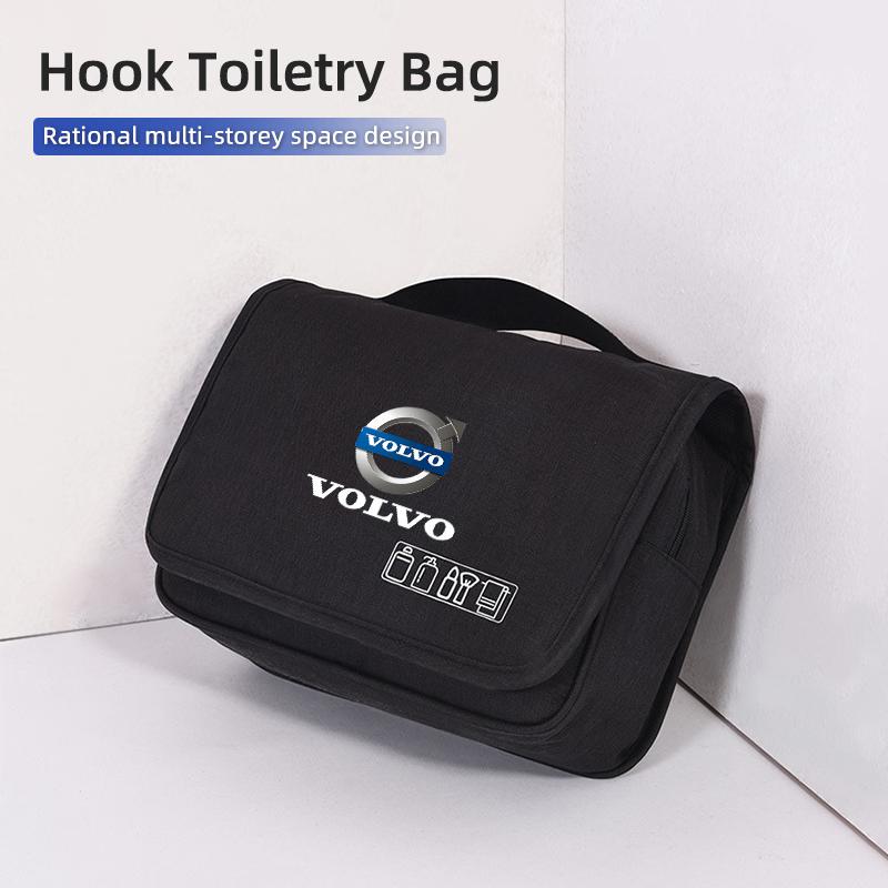Car Makeup Box Toiletry Bag Travel Storage Case Accessories For Volvo XC60 S60 V40 V50 V60 XC40 V70 XC90 XV40 S70 XC70 Polestar JZ6