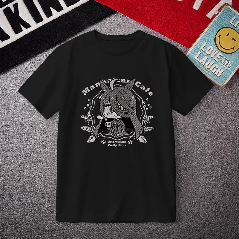 Japanese Game T-shirts Umamusume, Anime Men's and Women's T-shirts, Short-sleeved T-shirts, Plus-size T-shirts