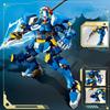 Non-Toxic Sembo Five Tiger Generals Mech Assemblage Building Blocks Cool Robot Model Bricks Collectible Ornaments Children Toys Birthday Gifts