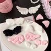 99 Pcs Cute Cartoon Plush Ear Wing Bow Card Cover Decoration Sweet DIY Handmade Hair Pins Accessories Gift DIY Sewing Materials